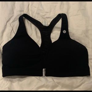 Lululemon Black Sports Bra - Size 36E